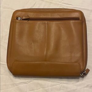 Levenger leather laptop bag
